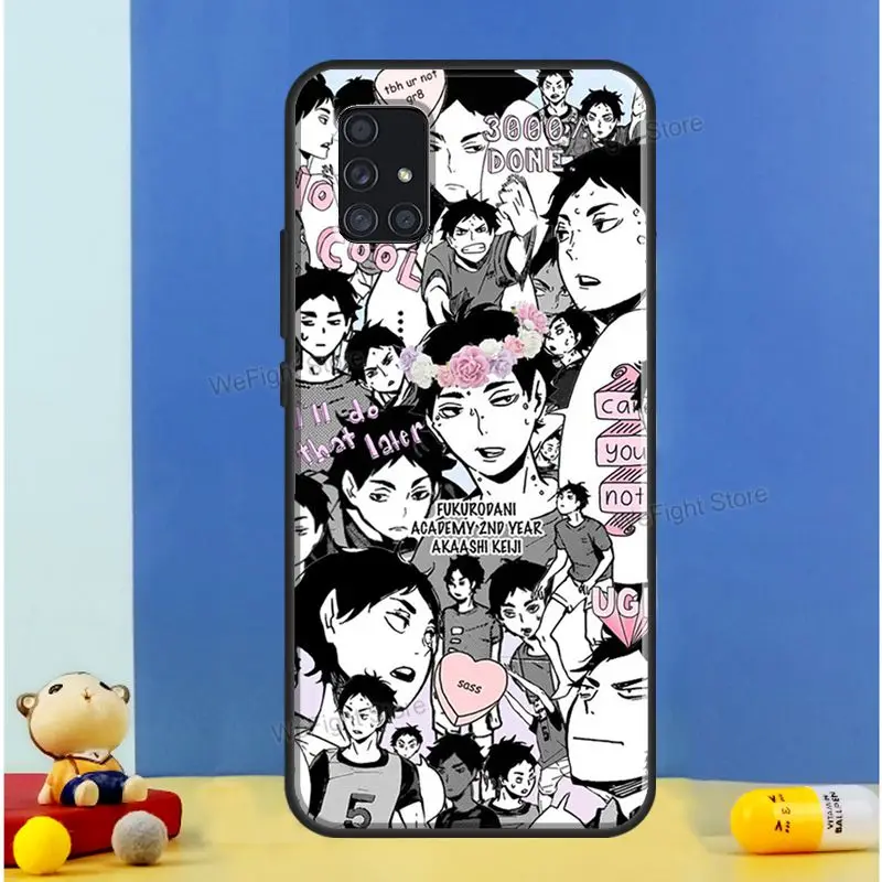 Чехол Akaashi Keiji Haikyuu для Samsung Galaxy A52 A12 A22 A32 A42 A72 A52S A21S A50 A70 A11 A31 A71 A51 чехол | Мобильные