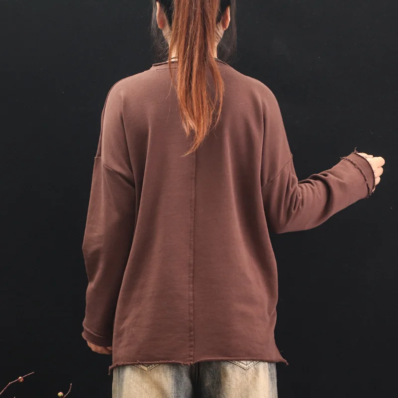 Женские лоскутные Футболки с круглым вырезом и длинным рукавом повседневные