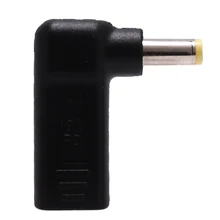 USB 3,1 type C USB-C в DC 19V 5,5x1,7mm адаптер PD эмулятор триггер 90 градусов под углом для ноутбука