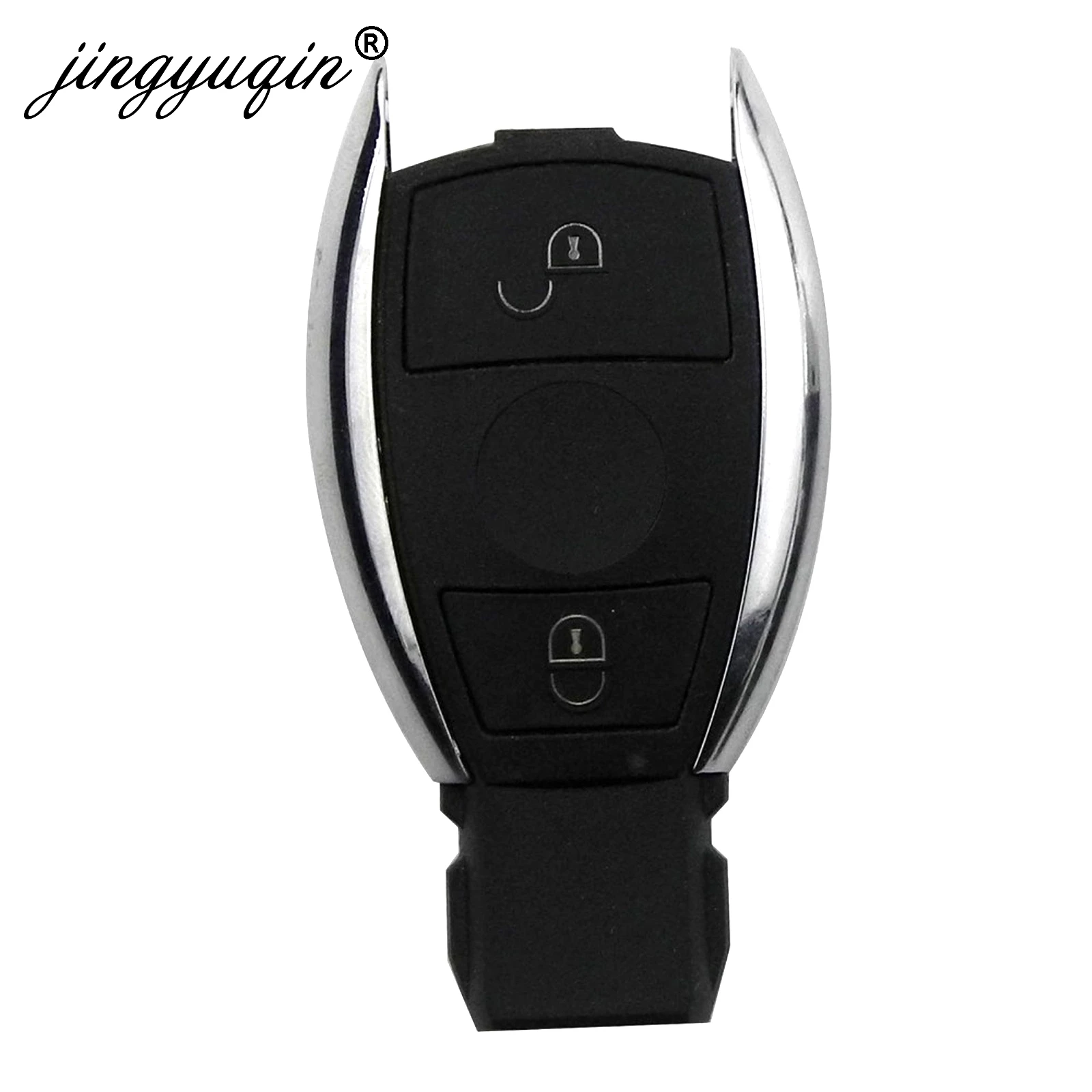 B Style 2 Buttons jingyuqin 2/3/4 Buttons Smart Remote Car Key Shell For Mercedes Benz BGA NEC C E R S CL GL SL CLK SLK Remote Key Fob - Color: B Style 2 Buttons