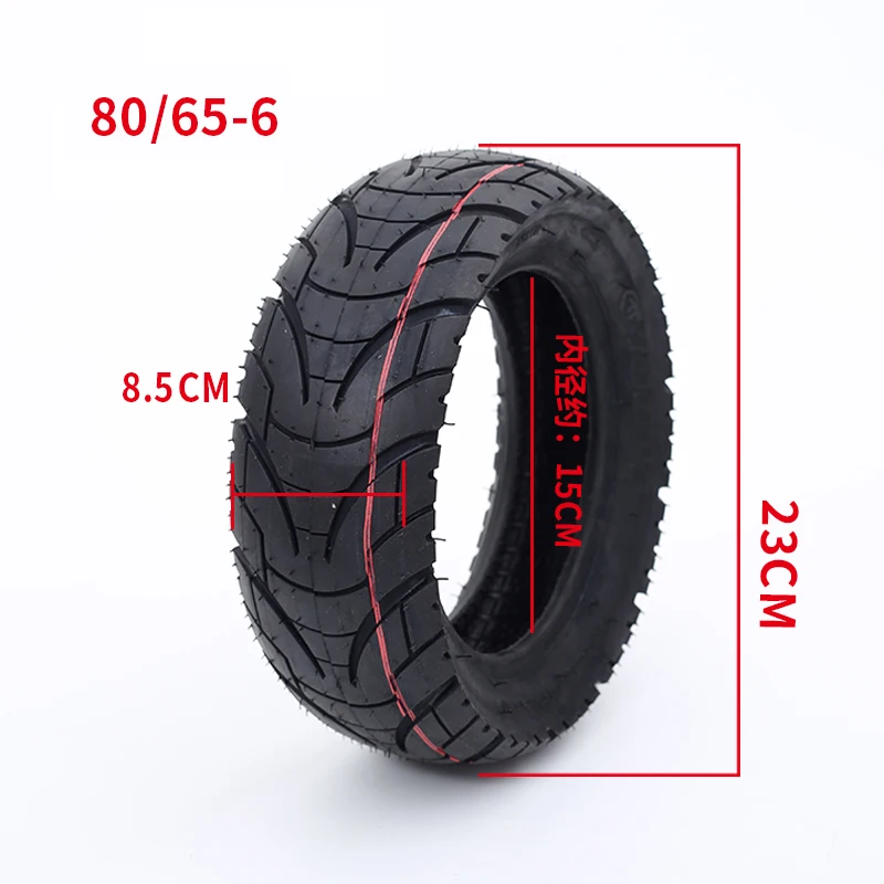 Шина 10x3.0 дюймовая 80/65-6 с камерой для электросамоката ZERO 10X Dualtron KUGOO M4 inokim Oxo.