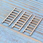 3 шт.лот 1:12 миниатюрный кукольный домик Сказочный садовый декор кукольный домик миниатюрные деревянные ступенчатые лестницы инструменты для мебели