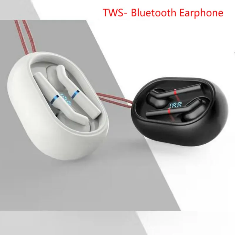 2020 год Bluetooth V5.0 гарнитура TWS Цифровая беспроводная в ухо бас спортивные наушники