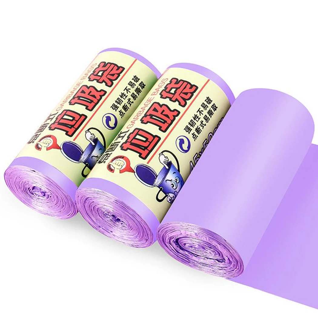 

Plastic Garbage bag 50*45cm 9.68*17.71inch One-time Black Purple Small