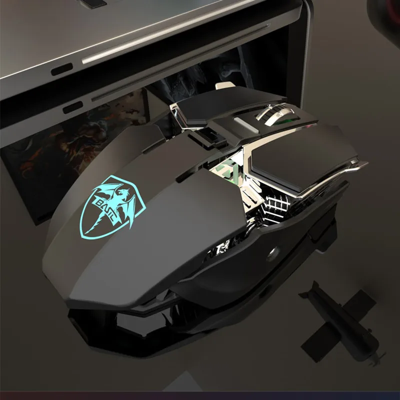 

Ergonomic 2.4GHz Wireless Gaming Mouse Office Computer-Mause Laptop Optical Professional 6400DPI For PC