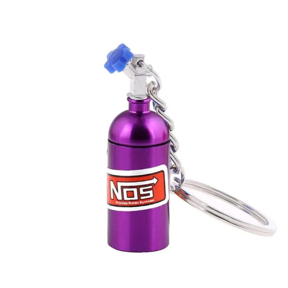 High Quality Mini Nitrous Oxide Bottle Keyring Box Key Ring Storage Hot Stash Keychain Chain Keyfob D4Y3 |