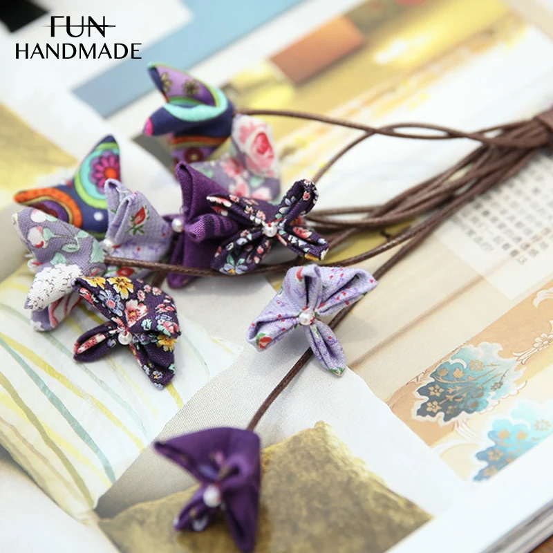 

DIY Lily of the Valley Pendant Embroidery Kit Cross Stitch Keychain Stitch for Needlework Organizer Handmade Car Bag Decor Gift