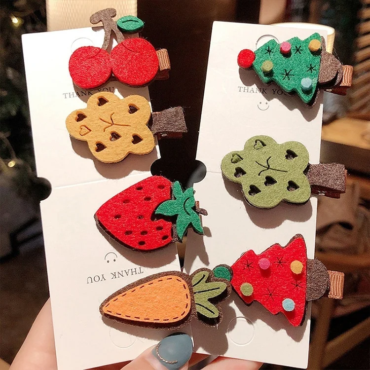 1 шт., женские рождественские заколки для девочек, кавайный головной убор, милые заколки для волос, аксессуары и клипсы для волос, милые головные уборы