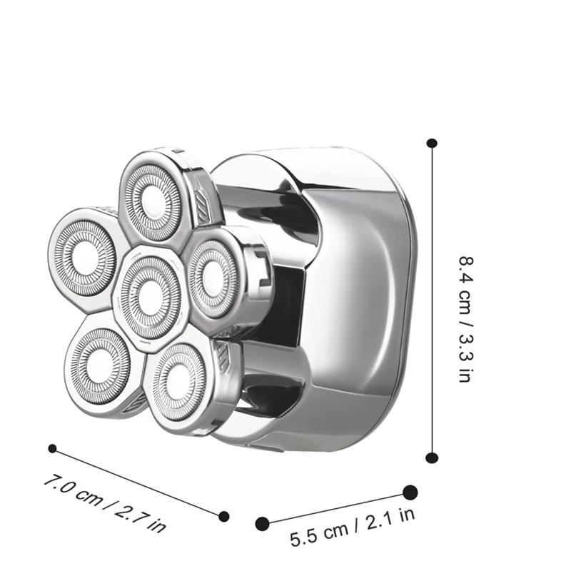 

CkeyiN Waterproof Electric Shaver Multifunction Beard Trimmer Low Noise Razor Sideburns Nose Hair Trimmer Facial Cleansing Brush