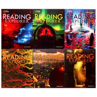 6 booksset of national geographic english reading textbook reading exploration third edition novel english book set