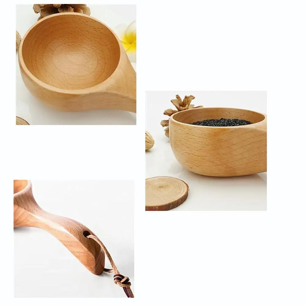 Твердая деревянная ложка многофункциональная совок кухонная утварь. Изоляция и