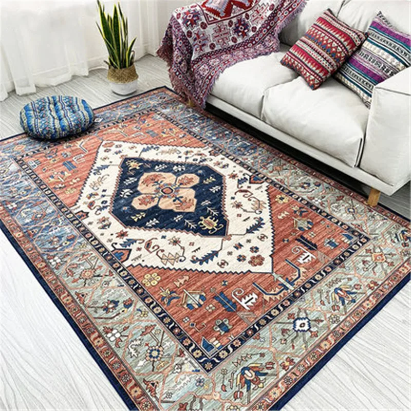 High Quality Home Decor Vintage Rugs Persian Style Livingroom Carpet  Bedroom Sofa Coffee Table Study Room Floor Mat