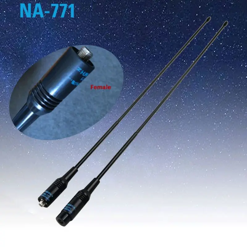 Двухдиапазонная портативная антенна UV 144 МГц Dual NA771 SMA Female Nagoya 10 Вт для Baofeng