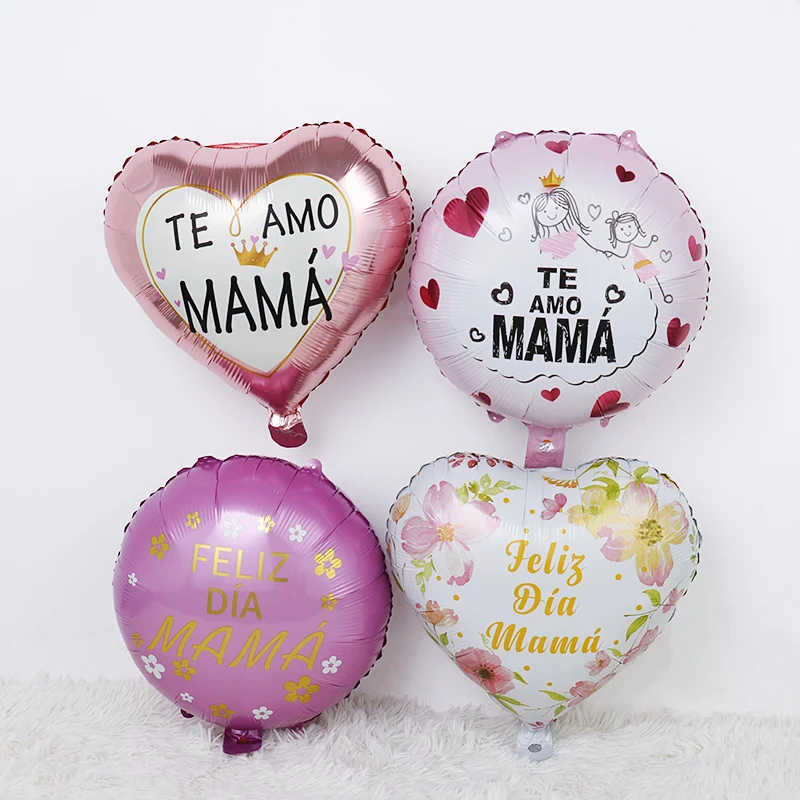 Воздушные шары из фольги TE AMO MAMA 18 дюймов 1 шт. |