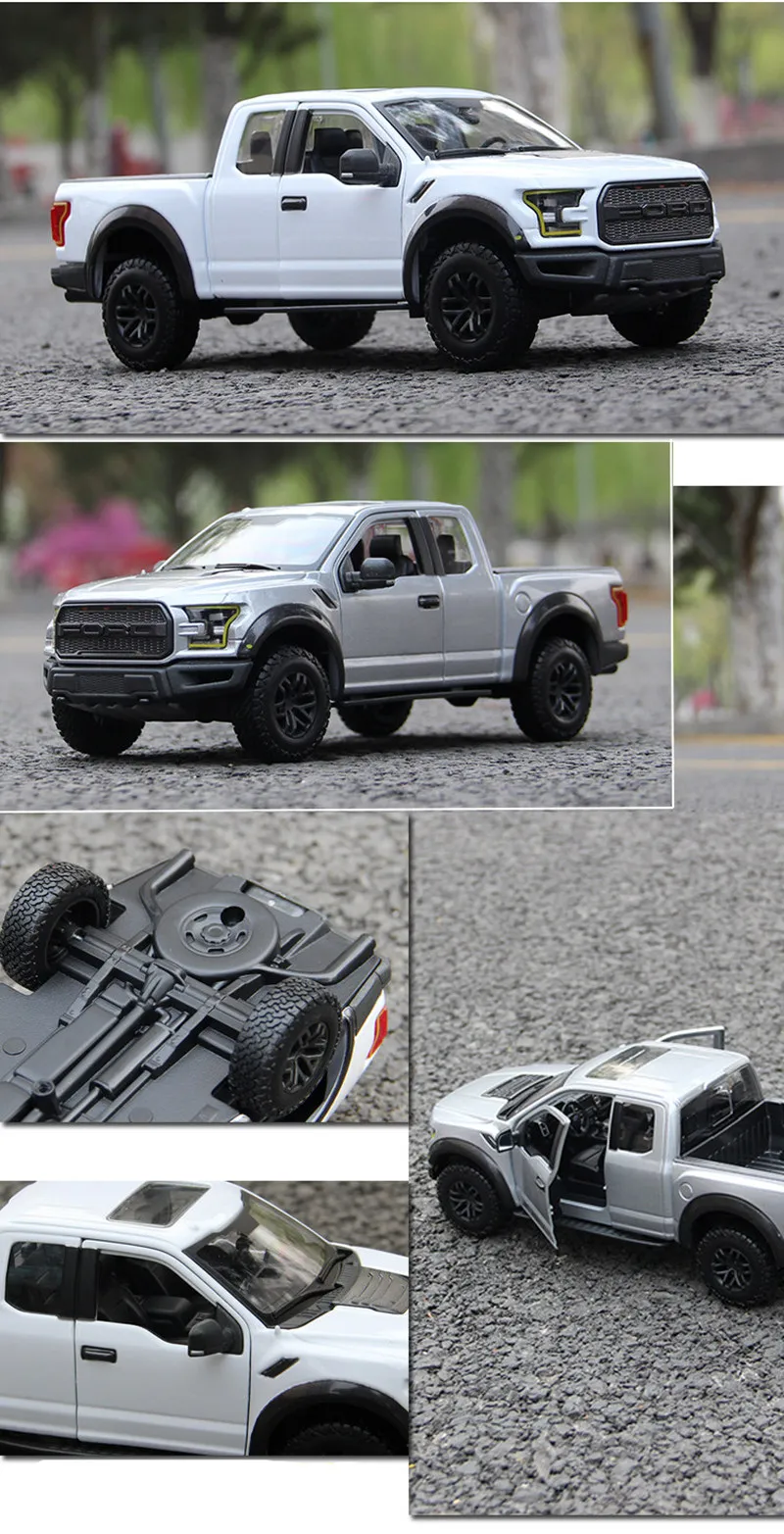Maisto 1:24 Ford Raptor F150 внедорожный пикап гоночный автомобиль-трансформер модель автомобиля из сплава Моделирование Украшение автомобиля коллекция Подарочная игрушка