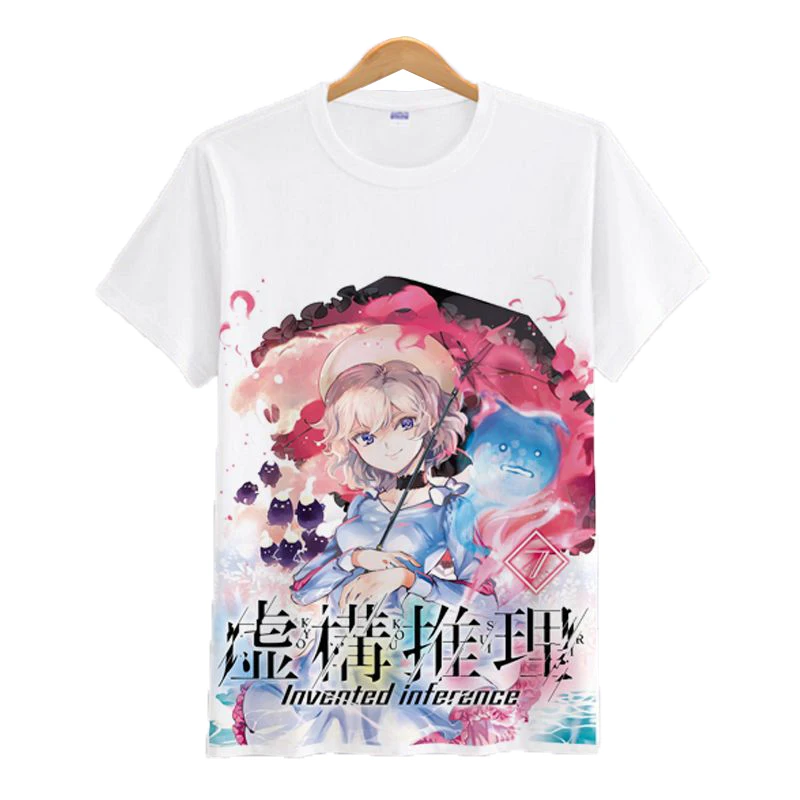 Футболка с изобретенным изображением аниме топы мультяшным рисунком в стиле
