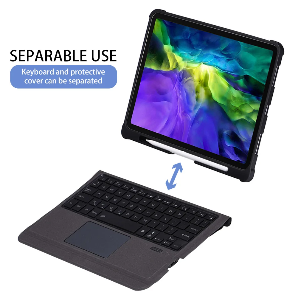 

Wireless Bluetooth Keyboard Mini Portable Waterproof Keypad with Backlight for Ipad Pro 11 2018/2020/iPad air 4 10.9 2020