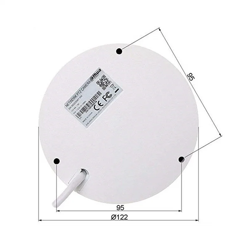 

DH PTZ Camera DH-SD22204UE-GN 2MP 4x Starlight PTZ Network Camera 2.7mm~11mm Lens Support Triple-streams Encoding And IVS
