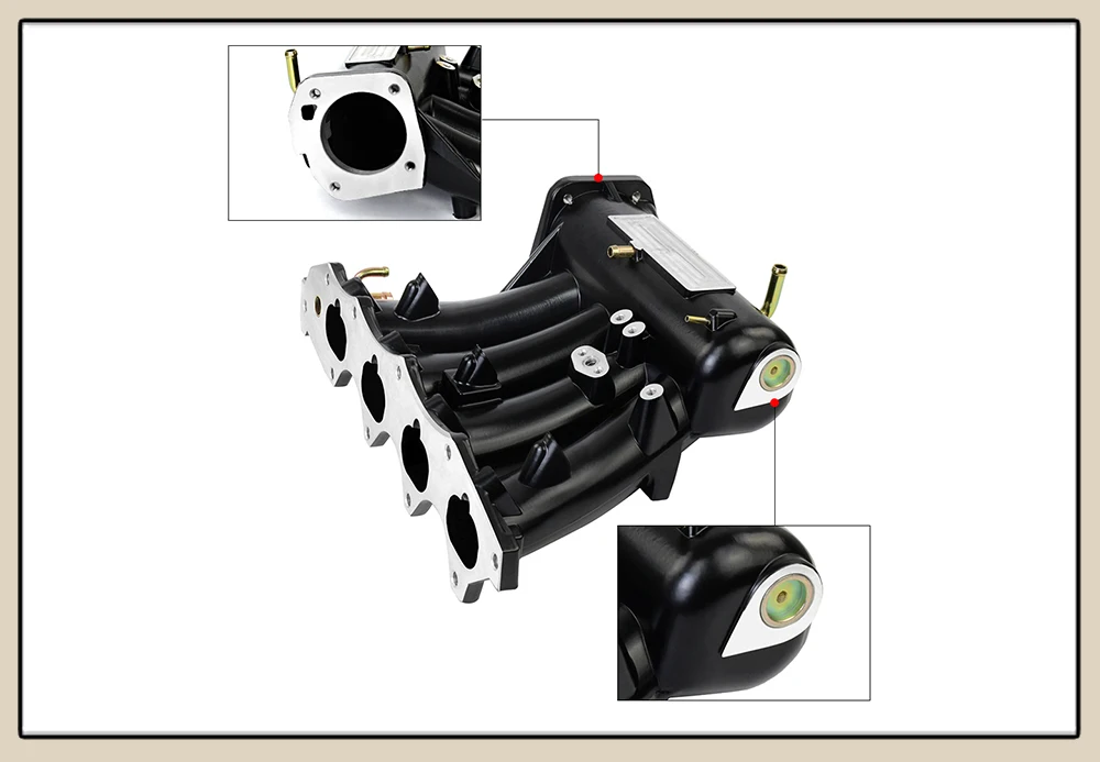 LZONE-Впускной коллектор для 99-00 Honda Civic 92-01 Acura Integra алюминиевый литой впускной коллектор обновленный болт на JR-IM42