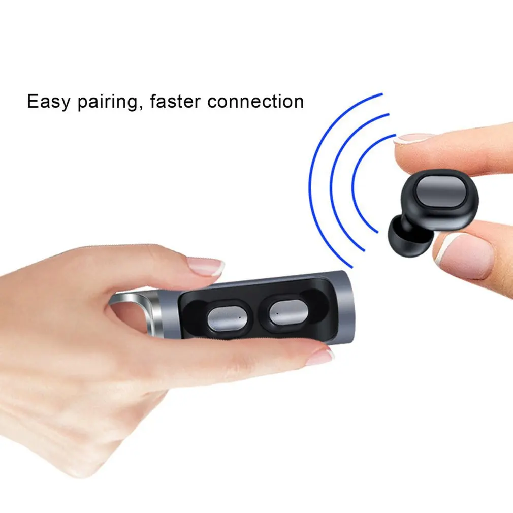 

TW09 TWS Earphone Wireless Bluetooth Waterproof Stereo Sports Earphones Mini Earbuds with Mic 300mAh Charging Box