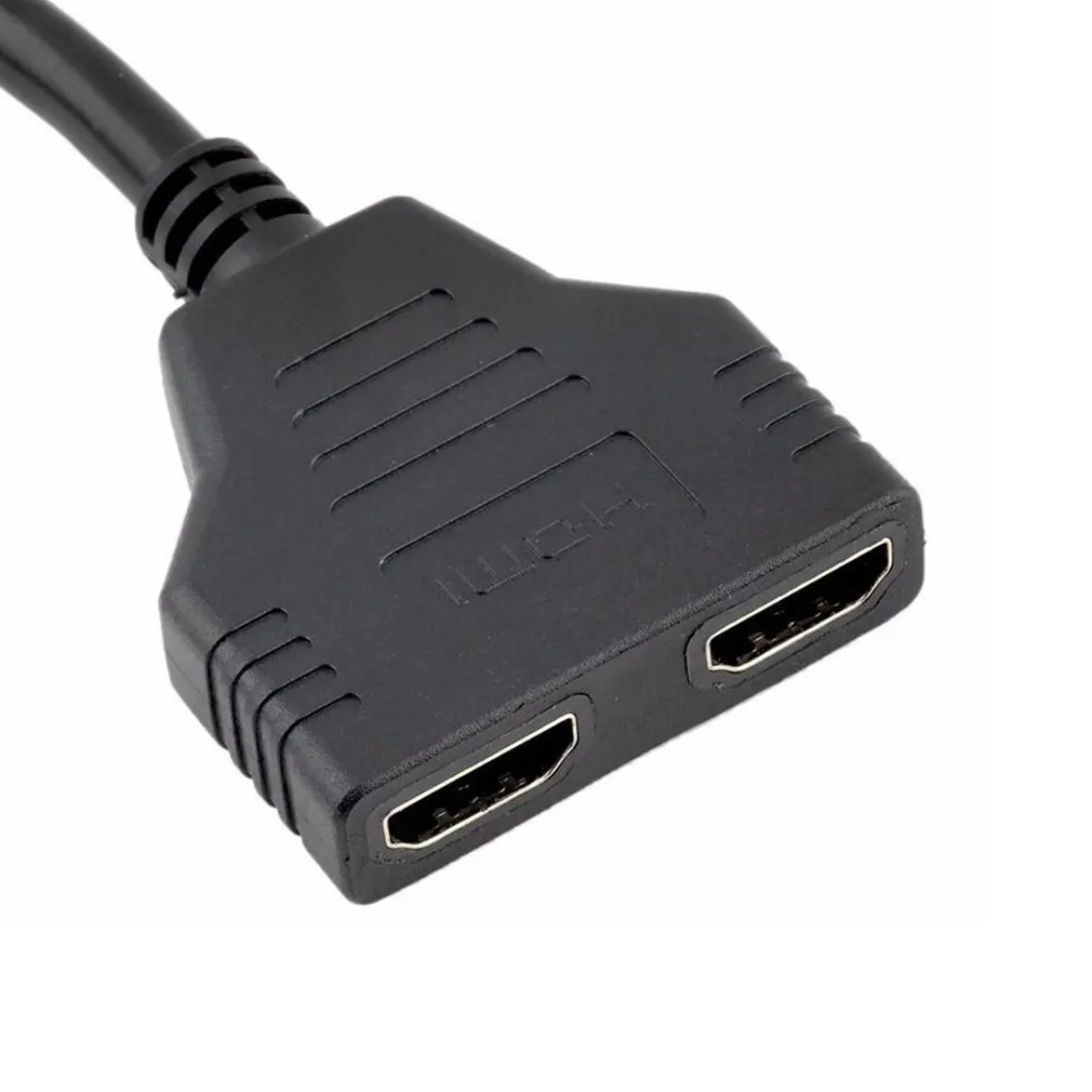 HDMI-совместимый 2 двухпортовый Y-разветвитель 1080P V1.4 кабель-адаптер Папа-двойной