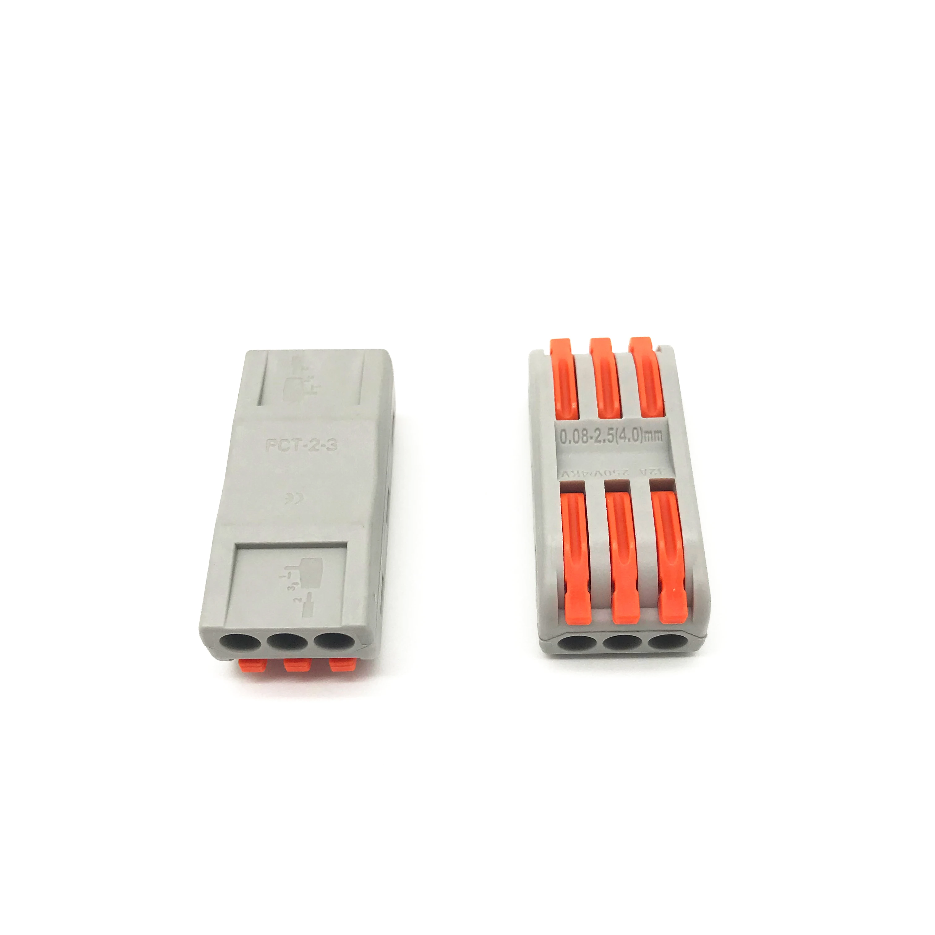 

Wire Connector 222-412 2 Pin Splicing Terminal Blocks Led Strip Lighting Electric Quick Connectors Mini Conductor Rail Conector