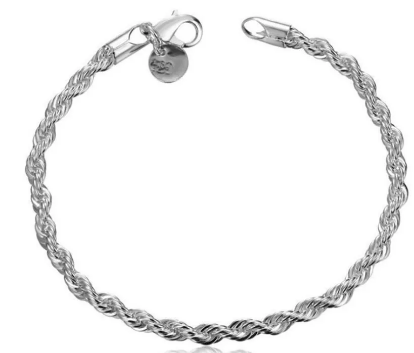 

Sliver Bracelets Twisted Healthy Magnetic Slimming Bracelet for Weight Loss Healthy Charm Jewelry for Women Christmas Gift