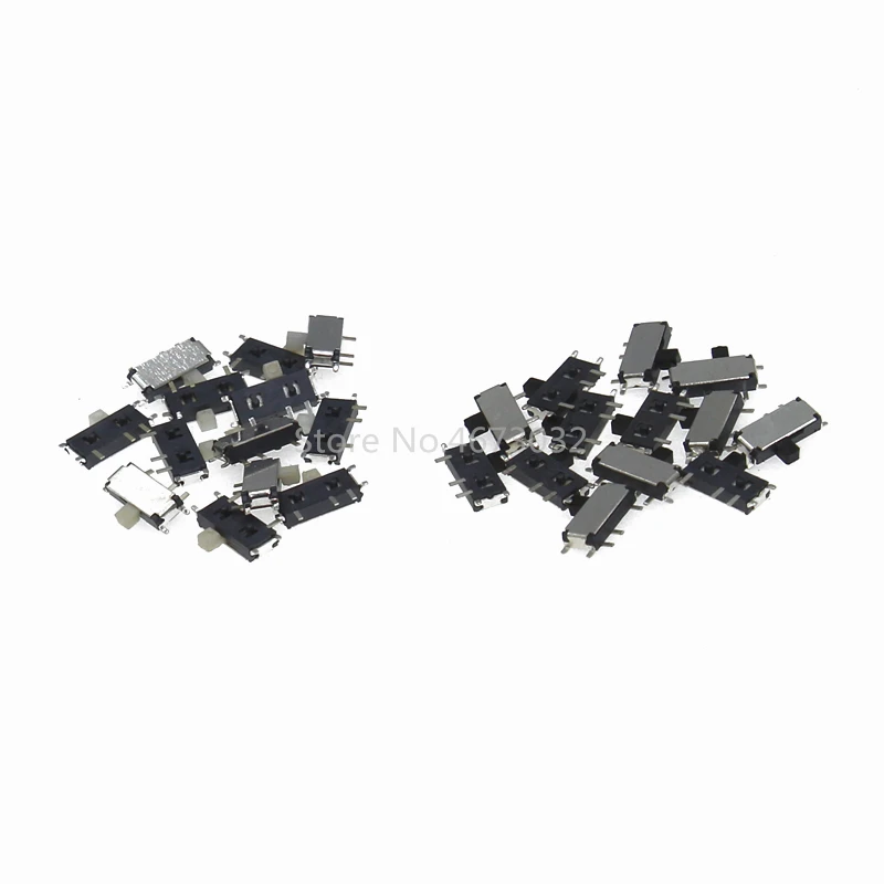 100 шт. мини smd smt MSK 12C02 тумблер 7pin 1P2T вкл/выкл Скользящие переключатели для MP3
