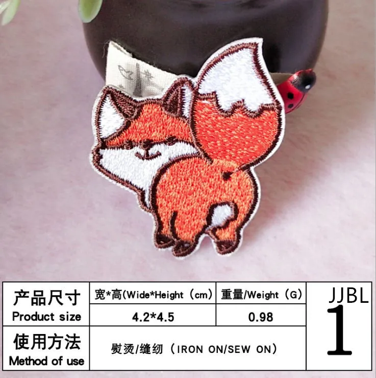 Новое поступление 10 шт. животных вышитые патчи железные на с мотивами из