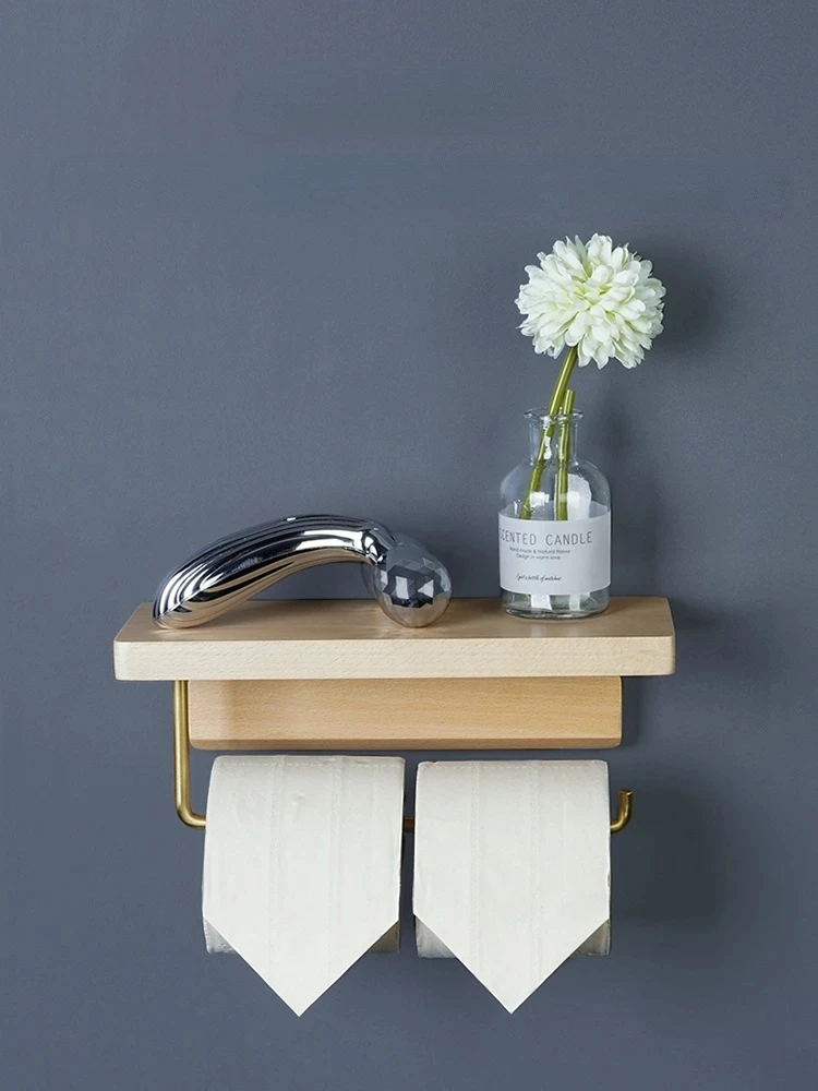 Держатель для салфеток без перфорации деревянная вешалка полотенец в ванную