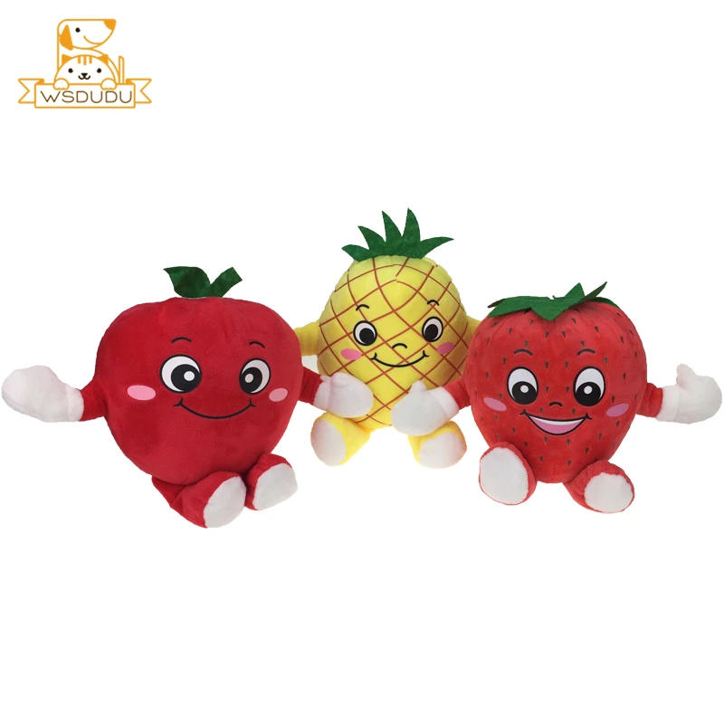Фруктовый мультяшный ананас гриб клубника яблоко канталупа развивающие игрушки