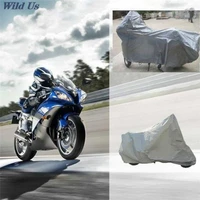 1pc silver motorcycle hood scooters covers waterproof dustproof breathable full protective anti uv motorcycle covers