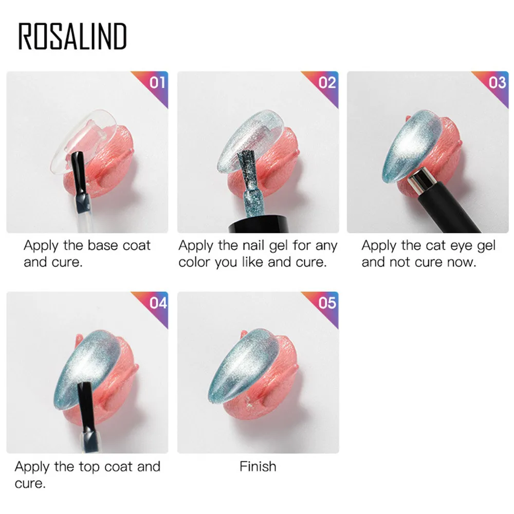 Силиконовая магнитная палочка с сильным эффектом 1 шт. плата для 9D кошачий глаз