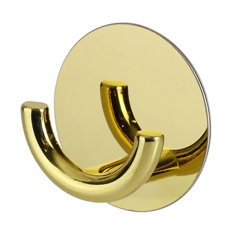 

Self-Adhesive Hooks - Heavy Duty Hook, Brushed Stainless Steel, Waterproof Wall 94PF