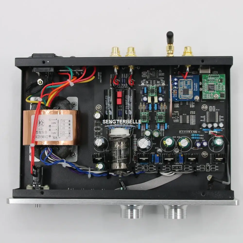 Готовая 6N3 вакуумная трубка CSR8675 Bluetooth пульт дистанционного управления PCM1794A