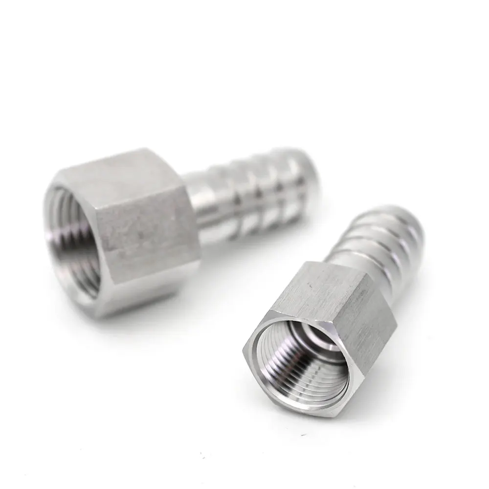 Нержавеющая сталь SS340 Женский BSP 1/8 &quot1/2&quot 1/4 &quotРезьбовая труба фитинг шланга