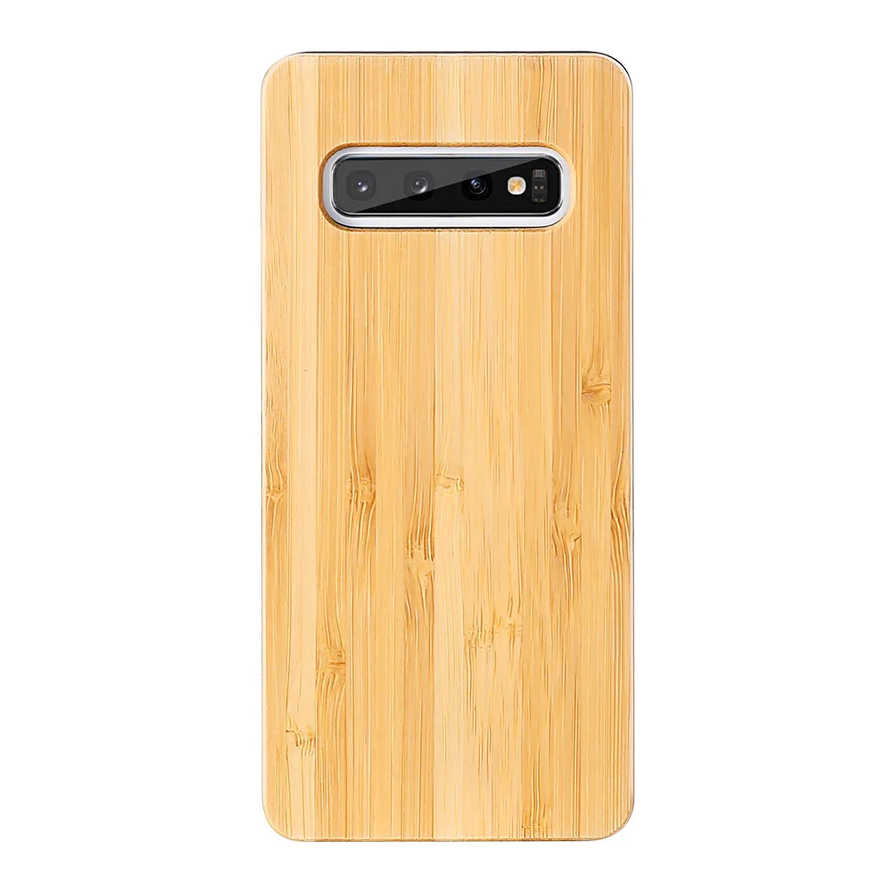 Bamboo KISSCASE шикарный винтажный Деревянный чехол для samsung Galaxy S10 S9 S8 роскошный настоящий Деревянный чехол для samsung S7 Edge S10E S10 Plus Capa - Цвет: Bamboo
