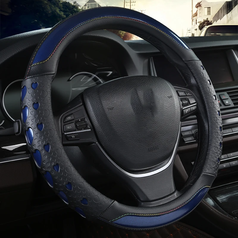 DUKEAUTO автомобильный accerroey оплетка из микроволокна кожа 36 42 см подходит для