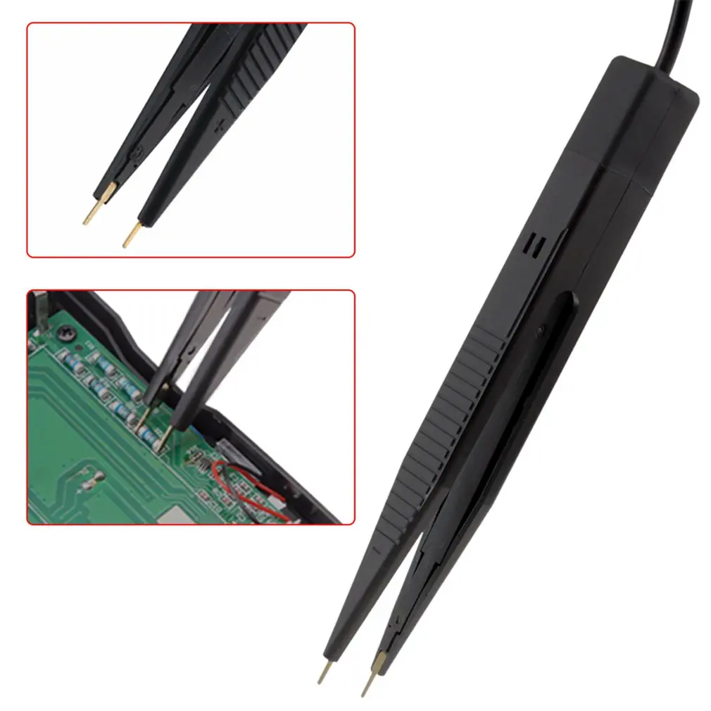 ANENG SMD индуктор тестовый зажим метр зонд Пинцет LCR тестовая ручка для резистор