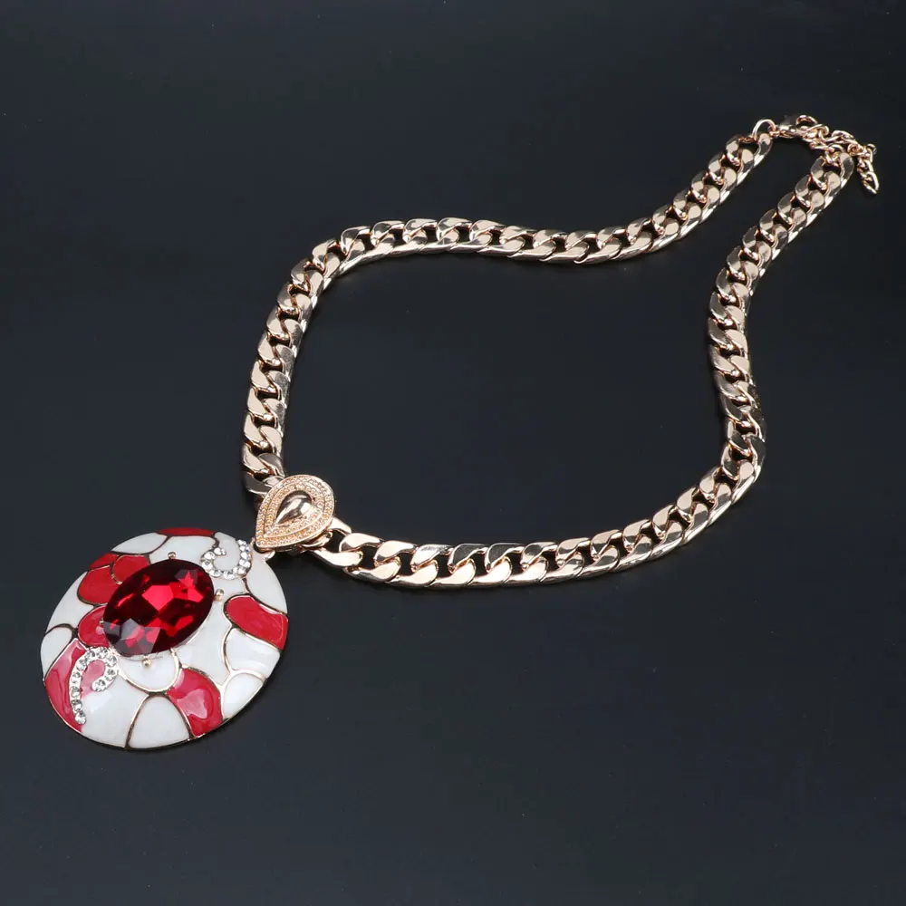 Женский комплект ювелирных изделий CYNTHIA набор украшений золотого цвета