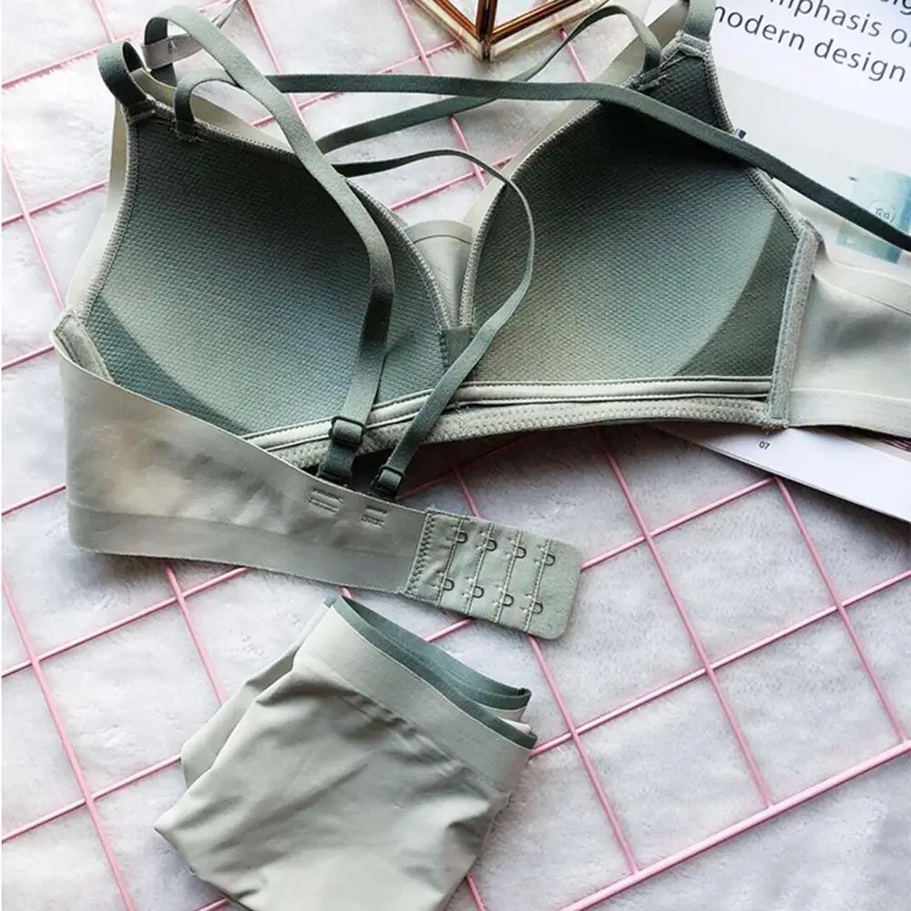 

Irene Tinnie Comfort Wireless Bras For Women Underwear Fashion Straps Bra Sexy Lingerie Adjustable Push Up Bralette