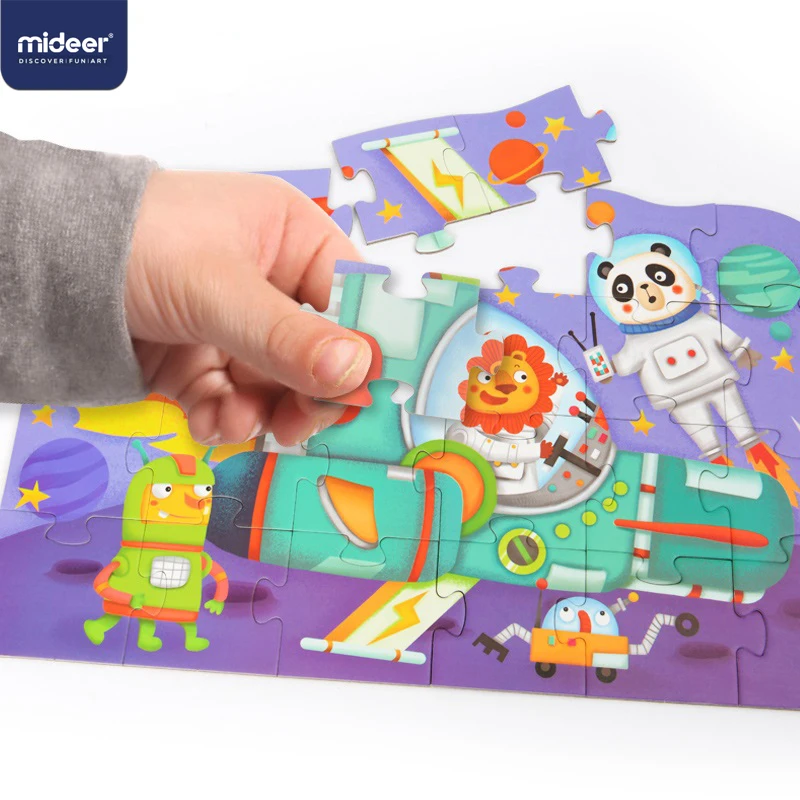 Mideer головоломки для детей детские игрушки бумажный пазл 16/32 шт. сказочный город