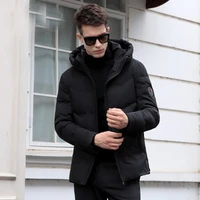 new winter jacket men high quality fashion casual coat hood thick warm down jacket male winter parkas outerwear