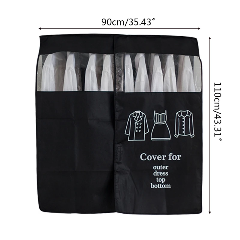 

Clothes Hanging Dust Cover Coat Storage Bag Case Protector Clothing Organizer
