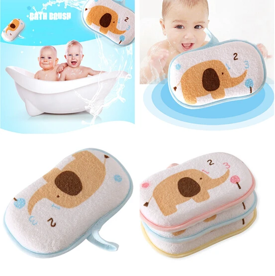 

Новинка детская мультяшная Мягкая Милая губка для ванны для новорожденного младенца детское банное полотенце для душа Детские хлопковые п...