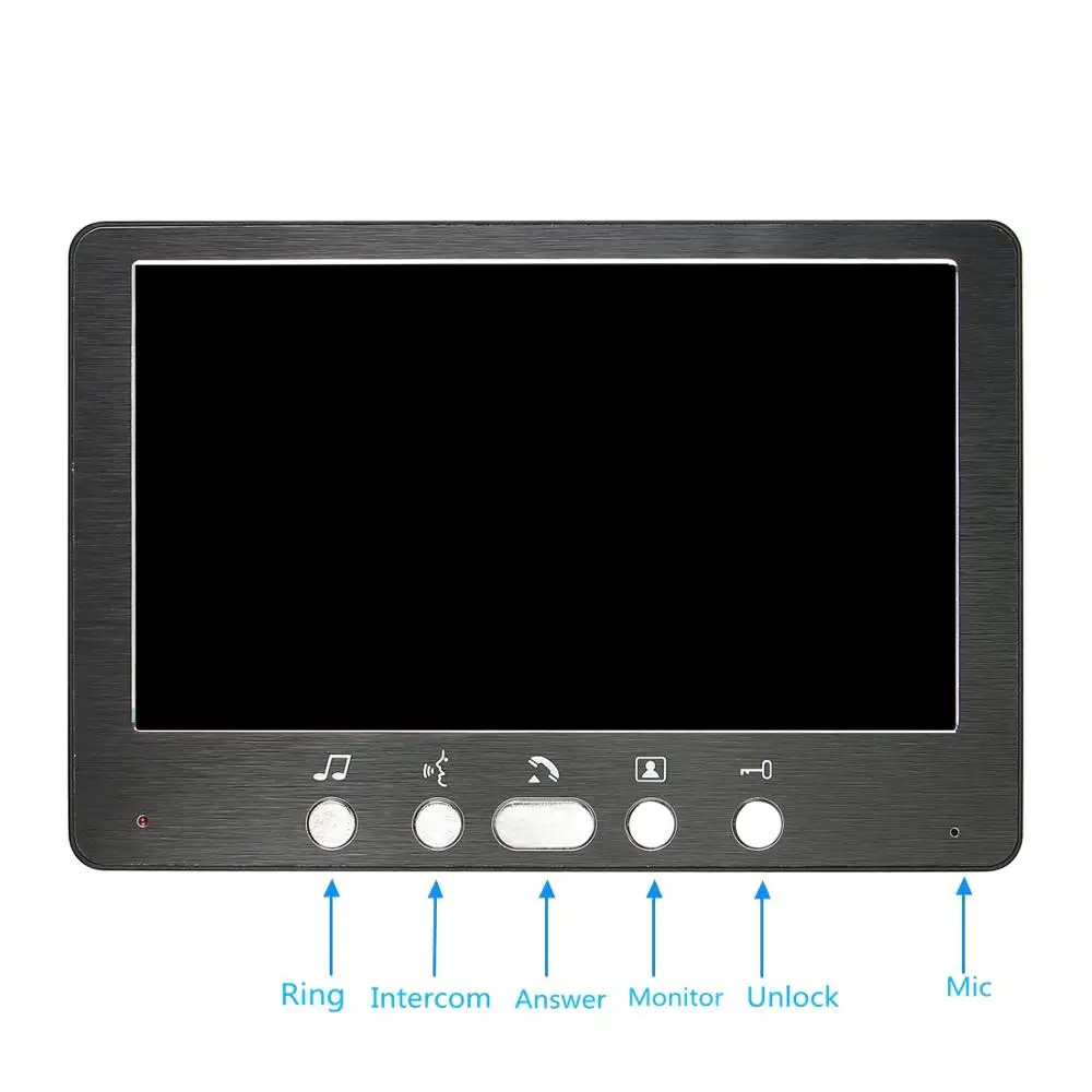 Видеодомофон из алюминиевого сплава 2 шт. инфракрасная камера для х домашних