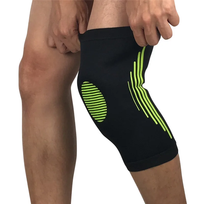 1 шт. мужской Эластичный компрессионный наколенник для баскетбола волейбола |