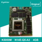 Видеокарта K5000M K5000 GDDR5 4 Гб, видеокарта N14E-Q5-A2 с кронштейном X для Dell Precision M6600 M6700 M6800