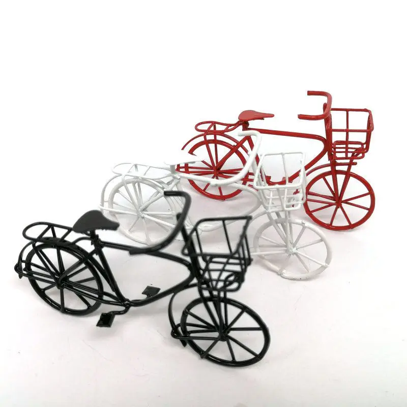 Dollhouse Accessories Mini Retro Bicycle Model Toy | Игрушки и хобби