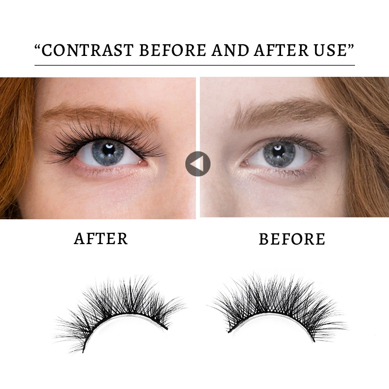 DORADOSUN 5 пар вечерние накладные ресницы из искусственной норки для салона красоты